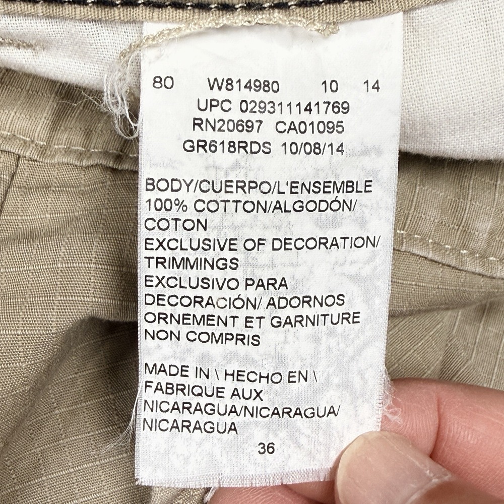 Dickies Men's Lightweight Work Shorts Size 36 Khaki 13" Inseam - Picture 4 of 12